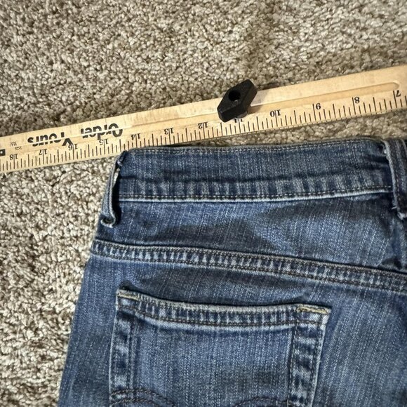 Levis 515 Boot Cut Jeans Womens 8 Medium Blue Stretch Denim Mid Rise Casual - Picture 8 of 10